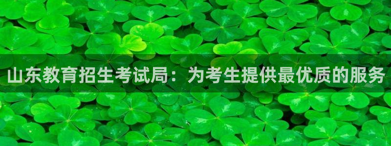萧山娱乐新航母阿里巴巴：山东教育招生考试局：为考生提供最优质