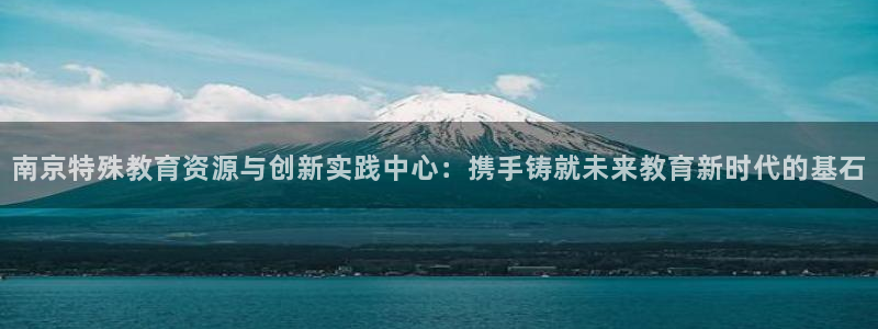 新航国际娱乐：南京特殊教育资源与创新实践中心：携手铸就未来教