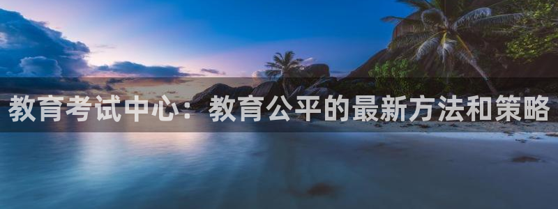 新航娱乐公司招聘：教育考试中心：教育公平的最新方法和策略