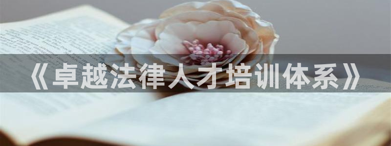新航娱乐官网地址：《卓越法律人才培训体系》