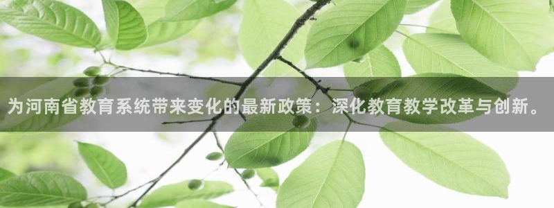 新航海娱乐会所电话：为河南省教育系统带来变化的最新政策：深化