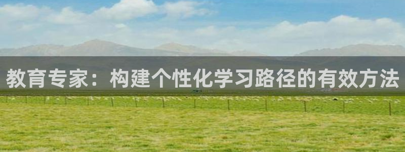新航虚拟娱乐：教育专家：构建个性化学习路径的有效方法