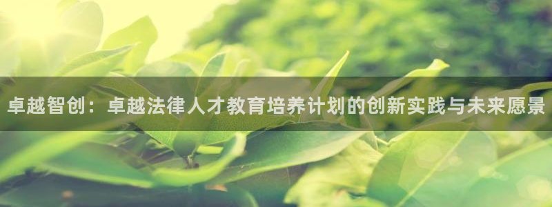 新航娱乐传媒招聘信息：卓越智创：卓越法律人才教育培养计划的创