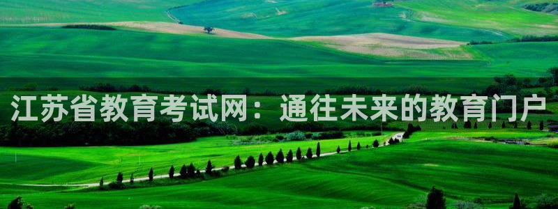 新航娱乐下载安装：江苏省教育考试网：通往未来的教育门户